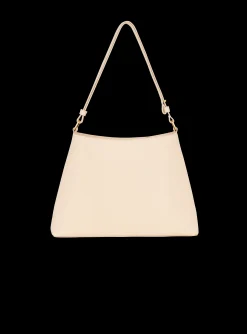 Women Balmain Embl&egrave;me Handbag In Grained Leather