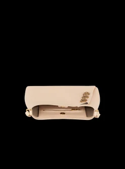 Women Balmain Embl&egrave;me Handbag In Grained Leather