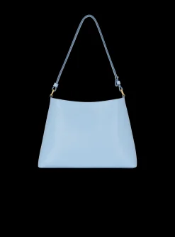 Women Balmain Embl&egrave;me Shoulder Bag In Grained Calfskin