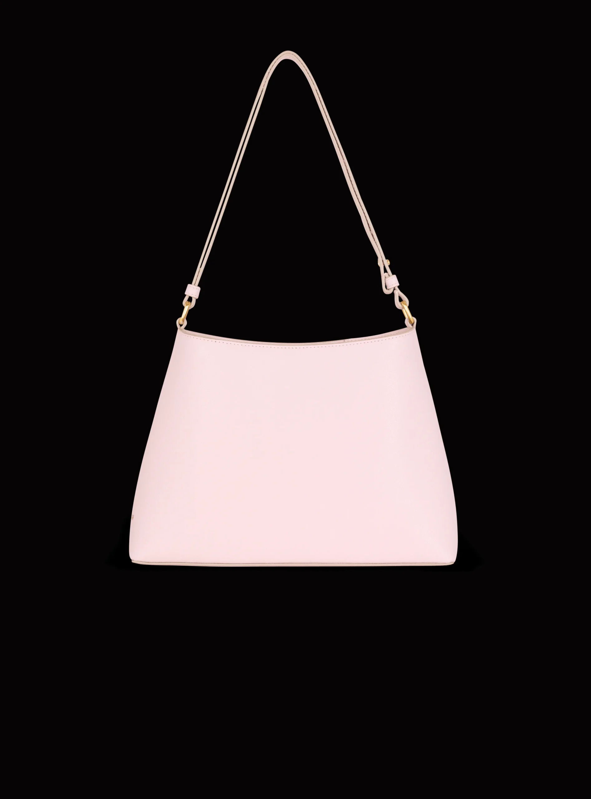 Women Balmain Emblème Shoulder Bag In Grained Calfskin