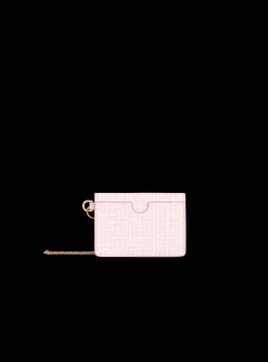 Women Balmain Embossed Calfskin Coin Card Holder