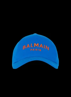 Balmain Embroidered Paris Cap