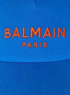Balmain Embroidered Paris Cap