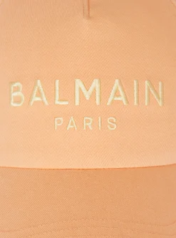 Women Balmain Embroidered Paris Cap