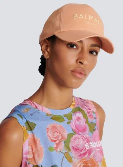 Women Balmain Embroidered Paris Cap