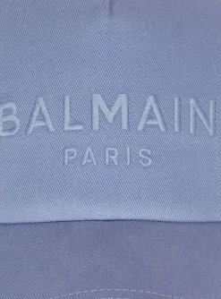 Balmain Embroidered Paris Cap