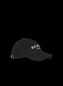 Balmain Embroidered Paris Cap