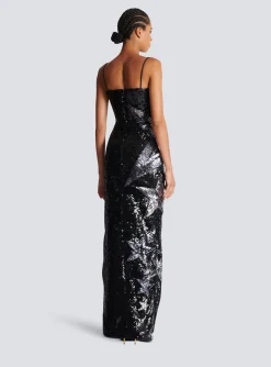 Women Balmain Embroidered Maxi Dress