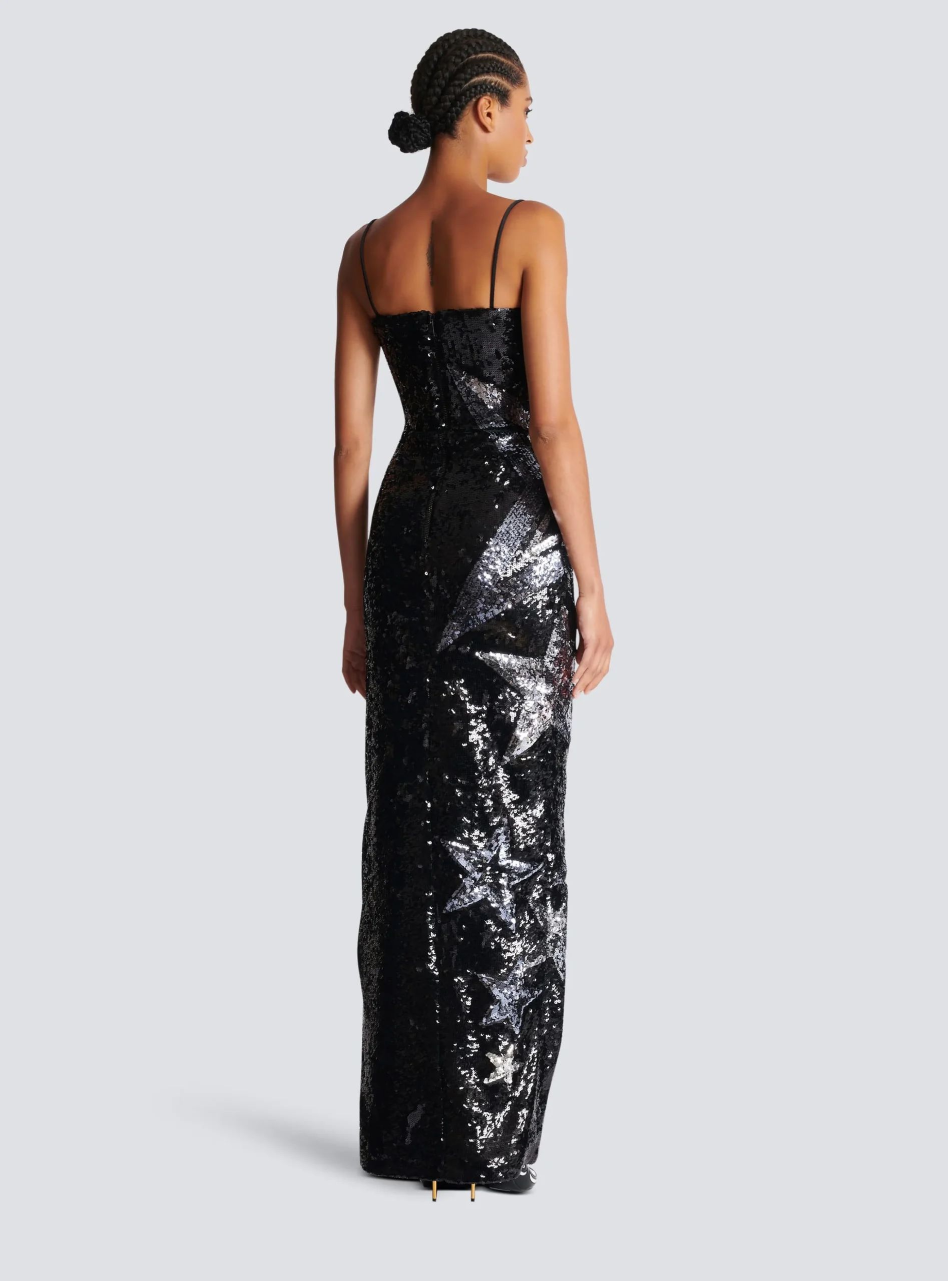 Women Balmain Embroidered Maxi Dress