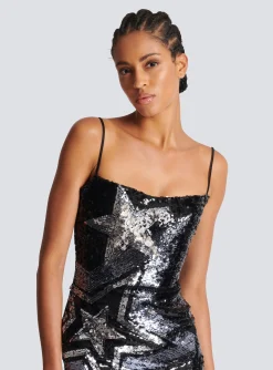 Women Balmain Embroidered Maxi Dress
