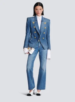Women Balmain Fitted Poplin Shirt