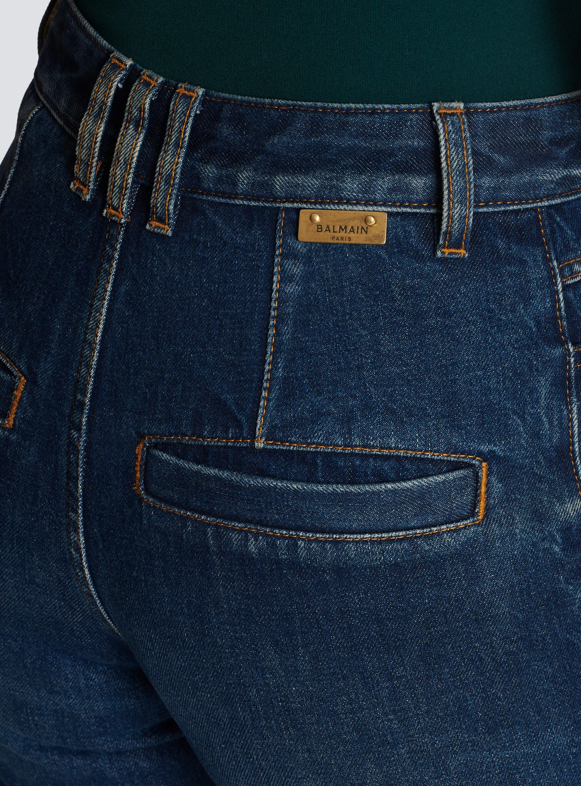 Women Balmain Flared Denim Jeans