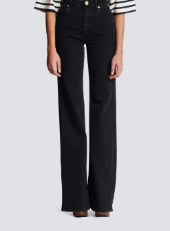 Women Balmain Flared Denim Jeans