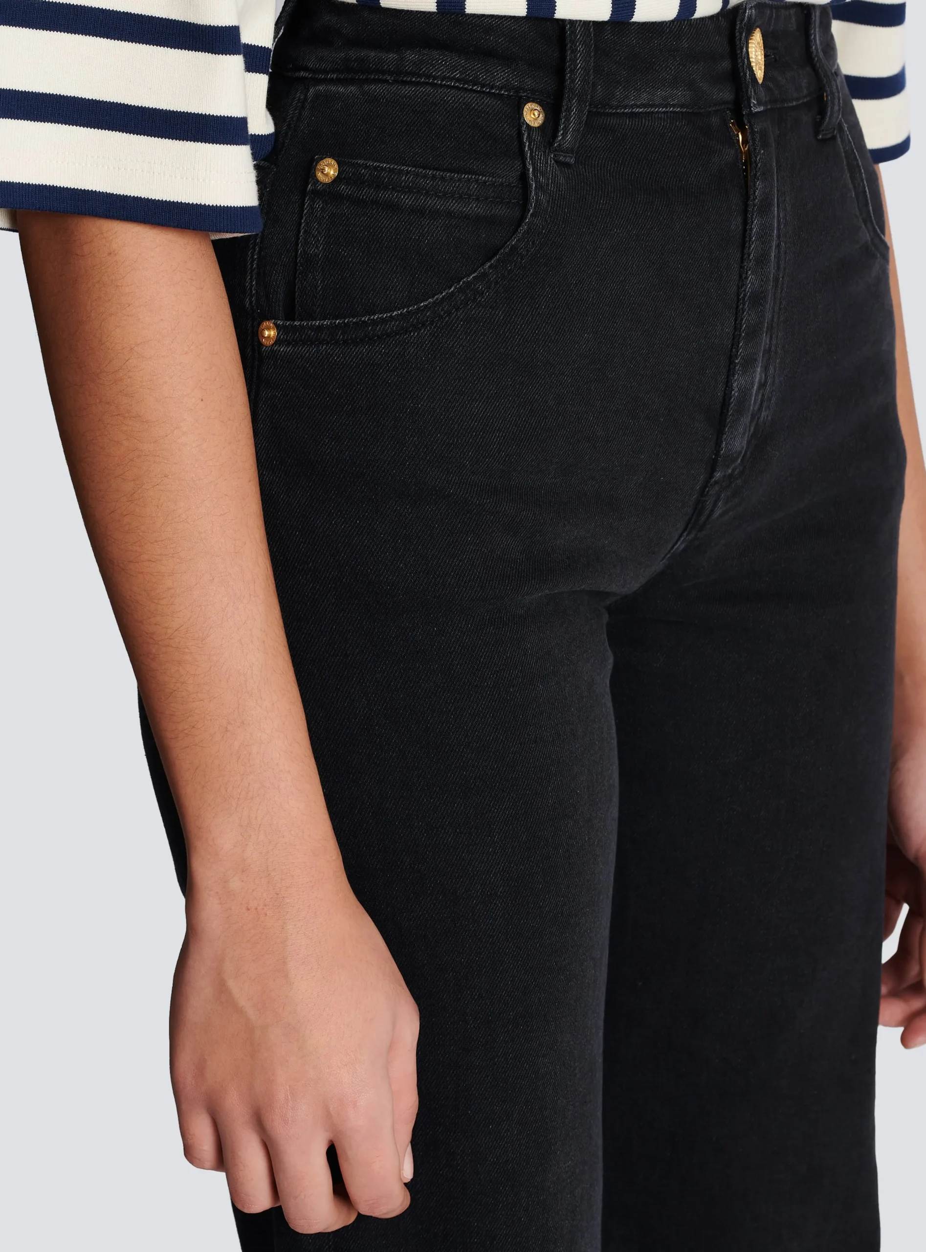 Women Balmain Flared Denim Jeans