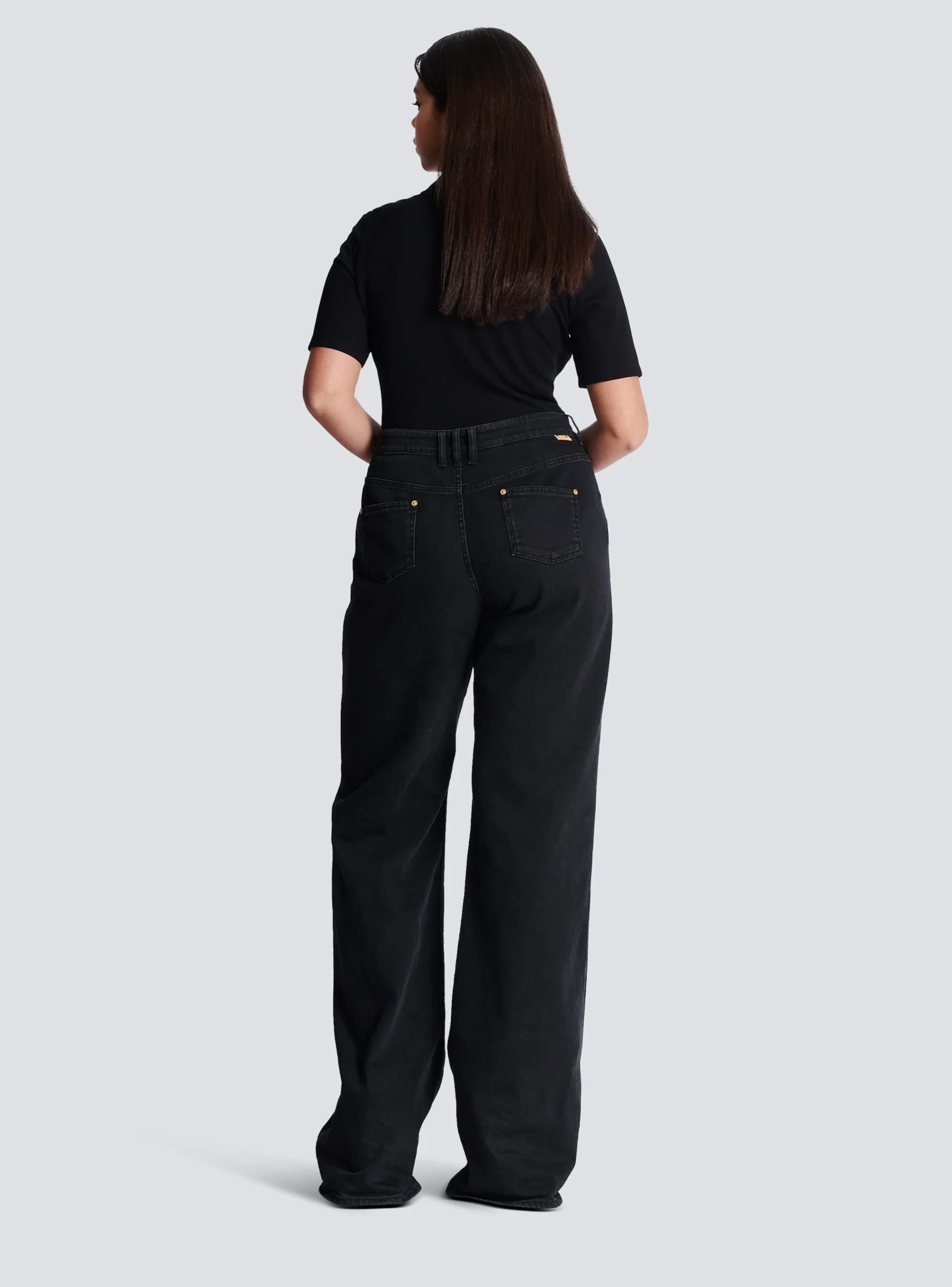 Women Balmain Flared Denim Jeans