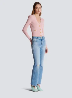 Women Balmain Flared Denim Jeans