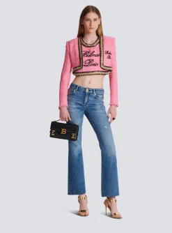 Women Balmain Flared Denim Jeans