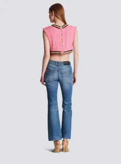 Women Balmain Flared Denim Jeans