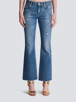 Women Balmain Flared Denim Jeans
