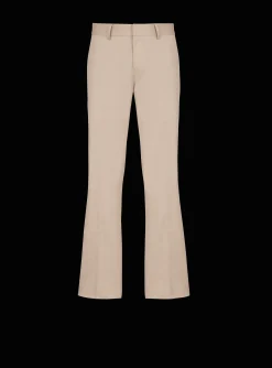 Balmain Flared Trousers In Gabardine
