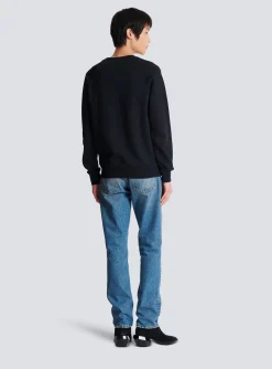 Balmain Flocked Sweatshirt