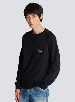 Balmain Flocked Sweatshirt