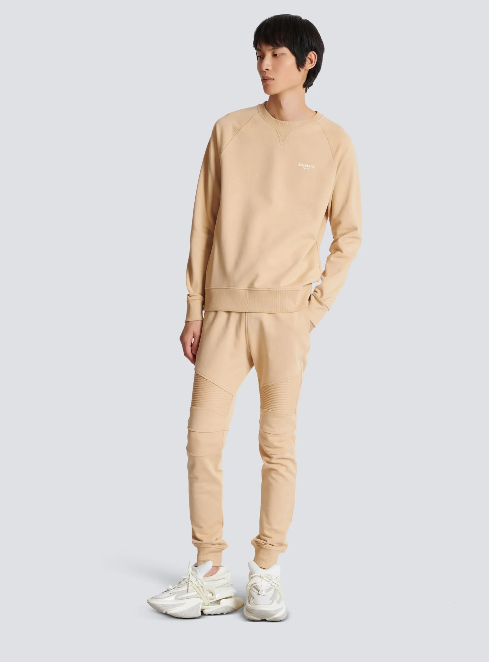 Balmain Flocked Sweatshirt