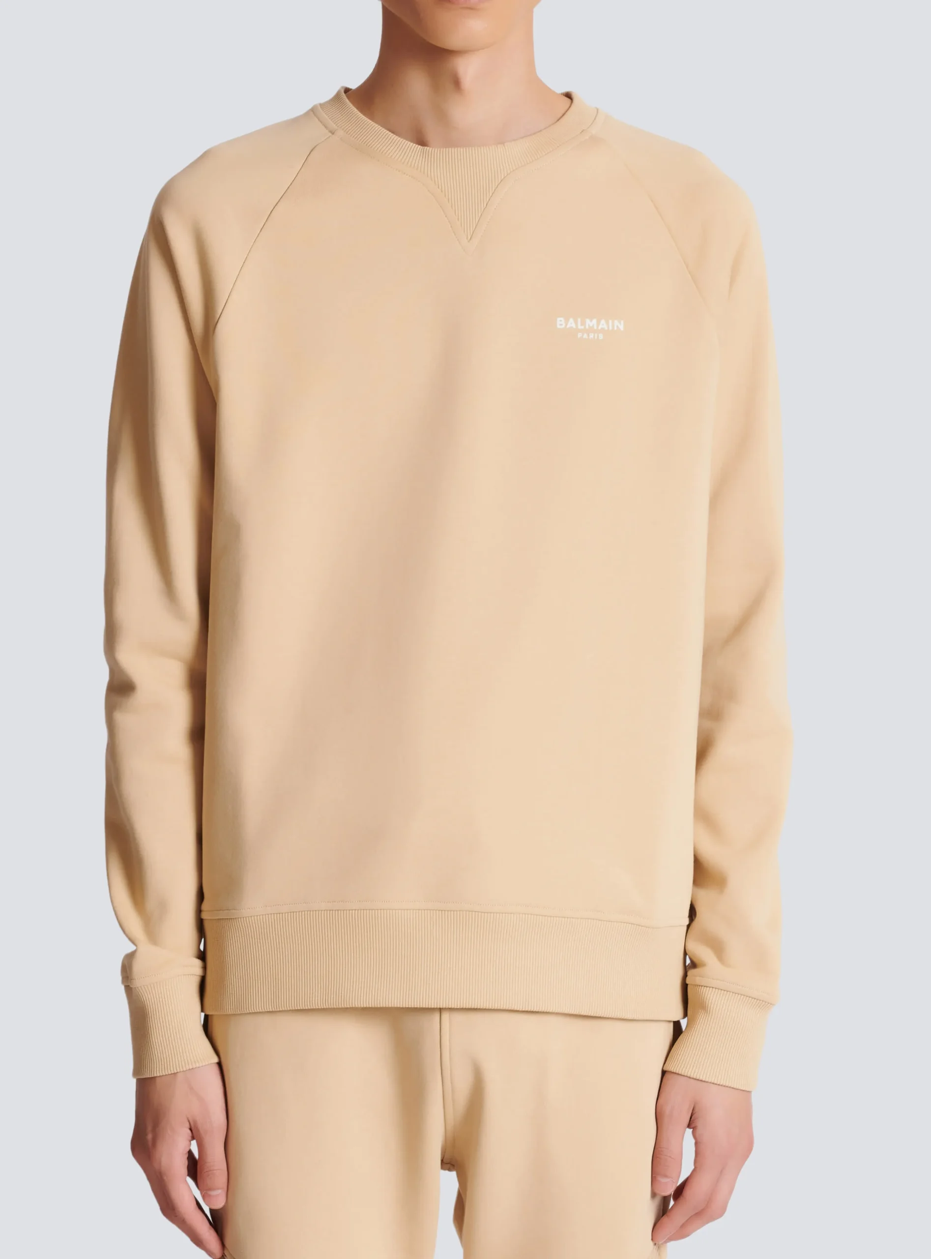 Balmain Flocked Sweatshirt