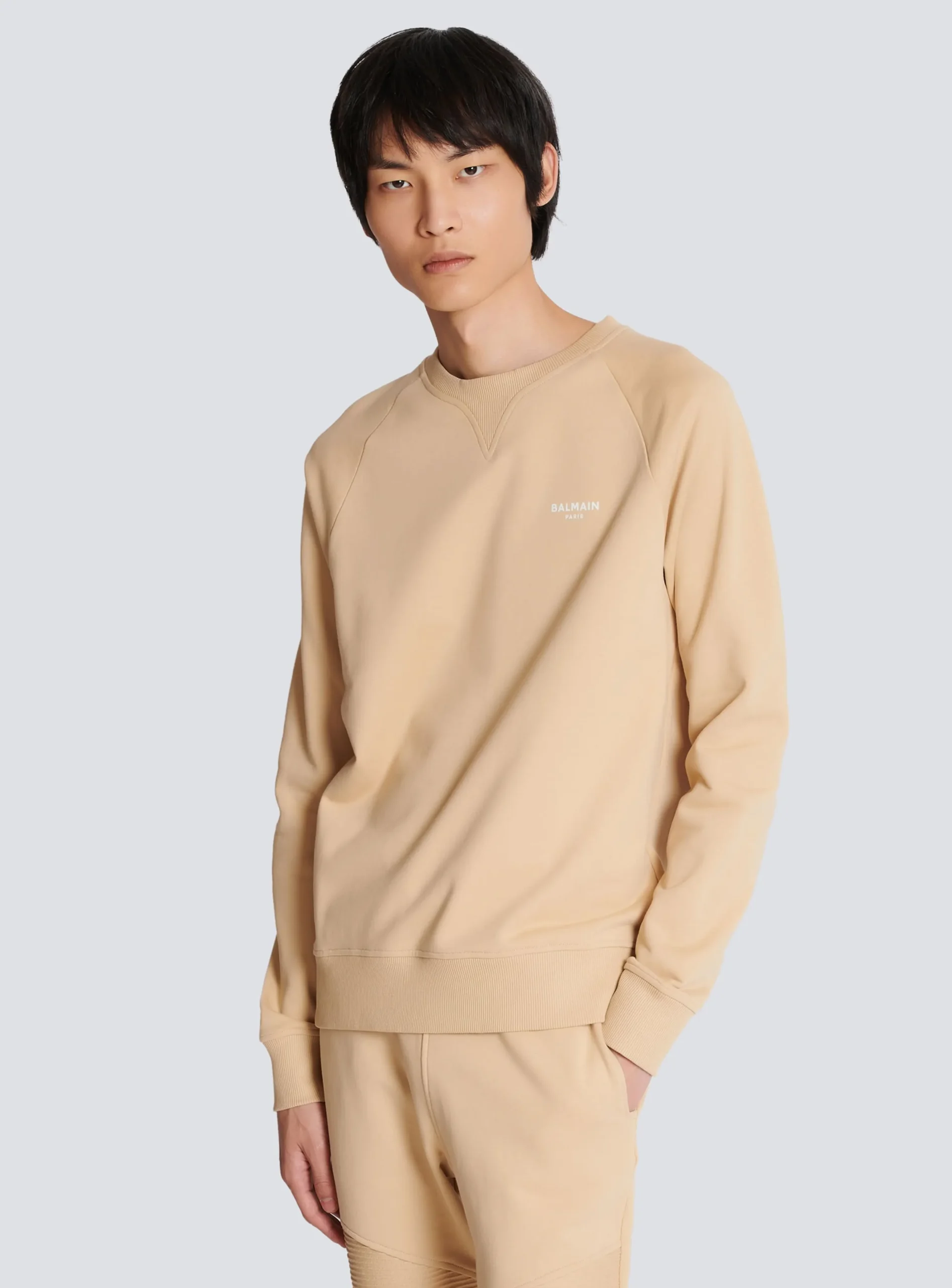 Balmain Flocked Sweatshirt