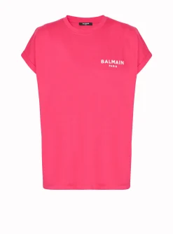 Women Balmain Flocked T-shirt