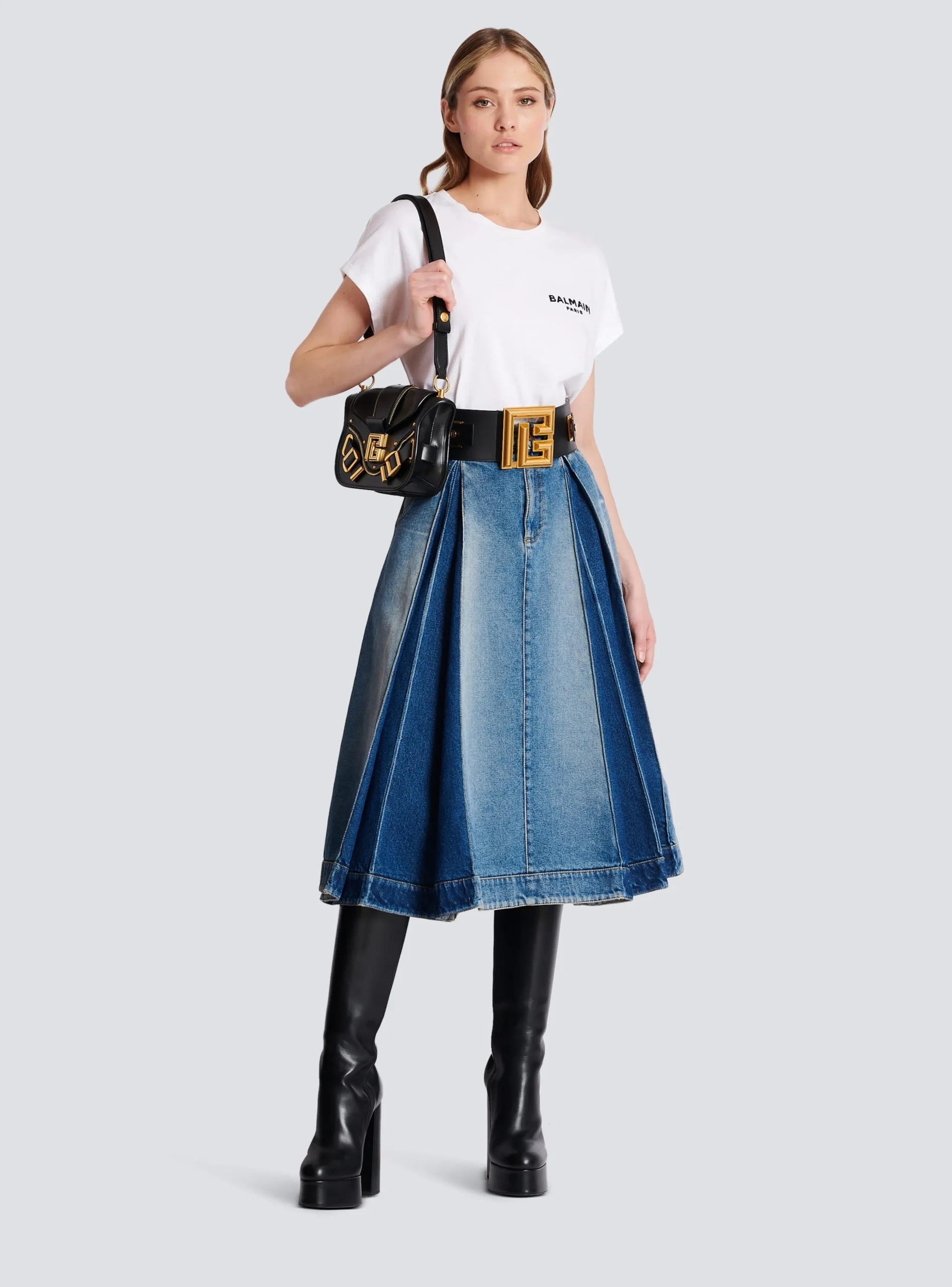 Women Balmain Flocked T-shirt