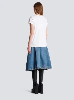 Women Balmain Flocked T-shirt