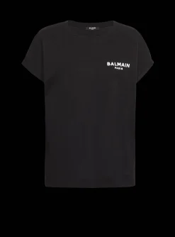Women Balmain Flocked T-shirt