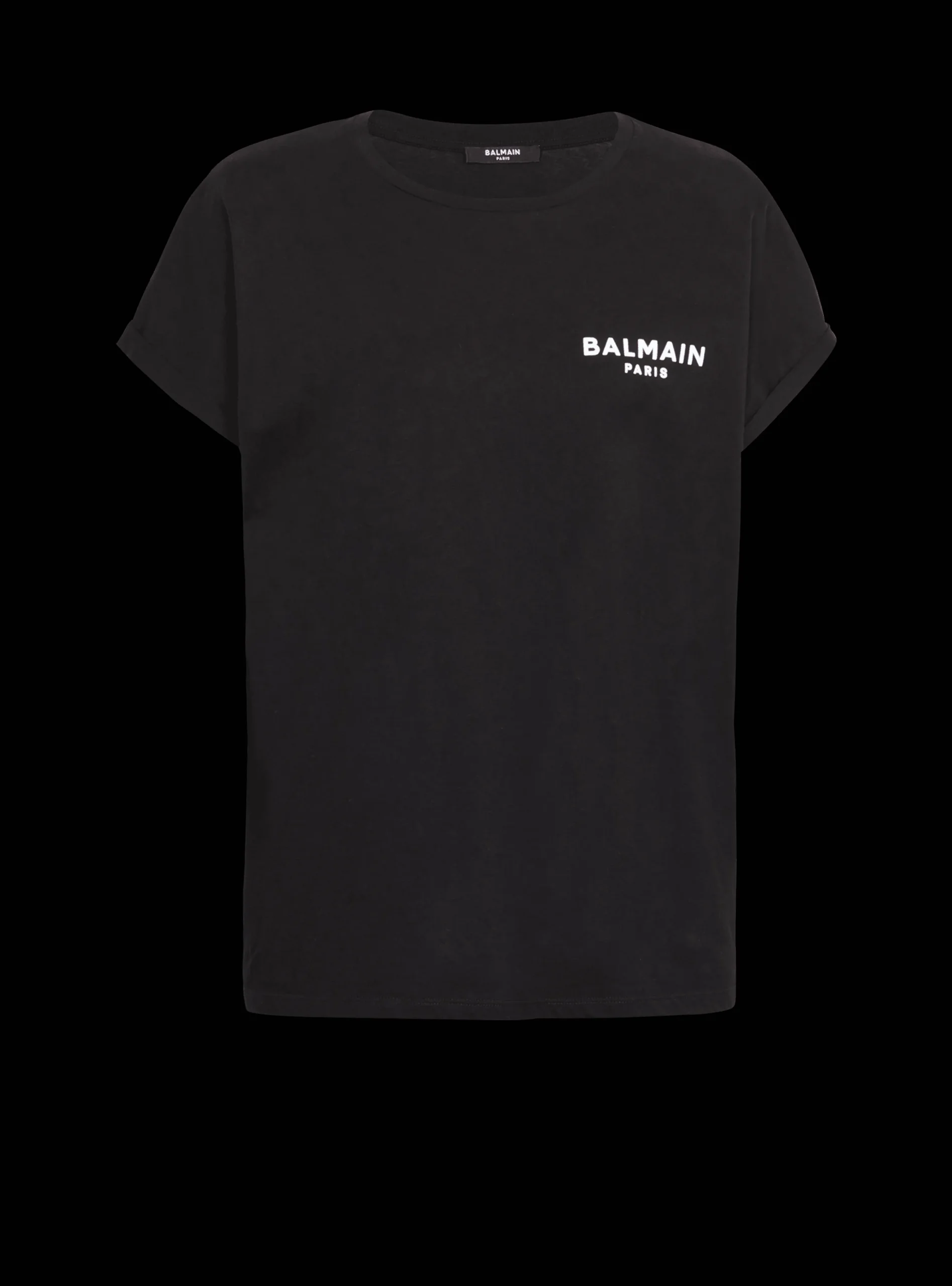 Women Balmain Flocked T-shirt