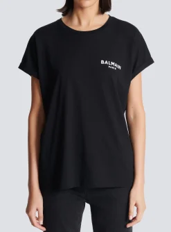 Women Balmain Flocked T-shirt