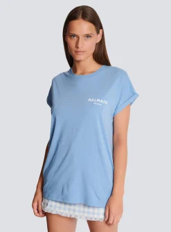 Women Balmain Flocked T-shirt