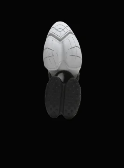 Balmain Fluorescent Unicorn Trainers In Neoprene And Leather