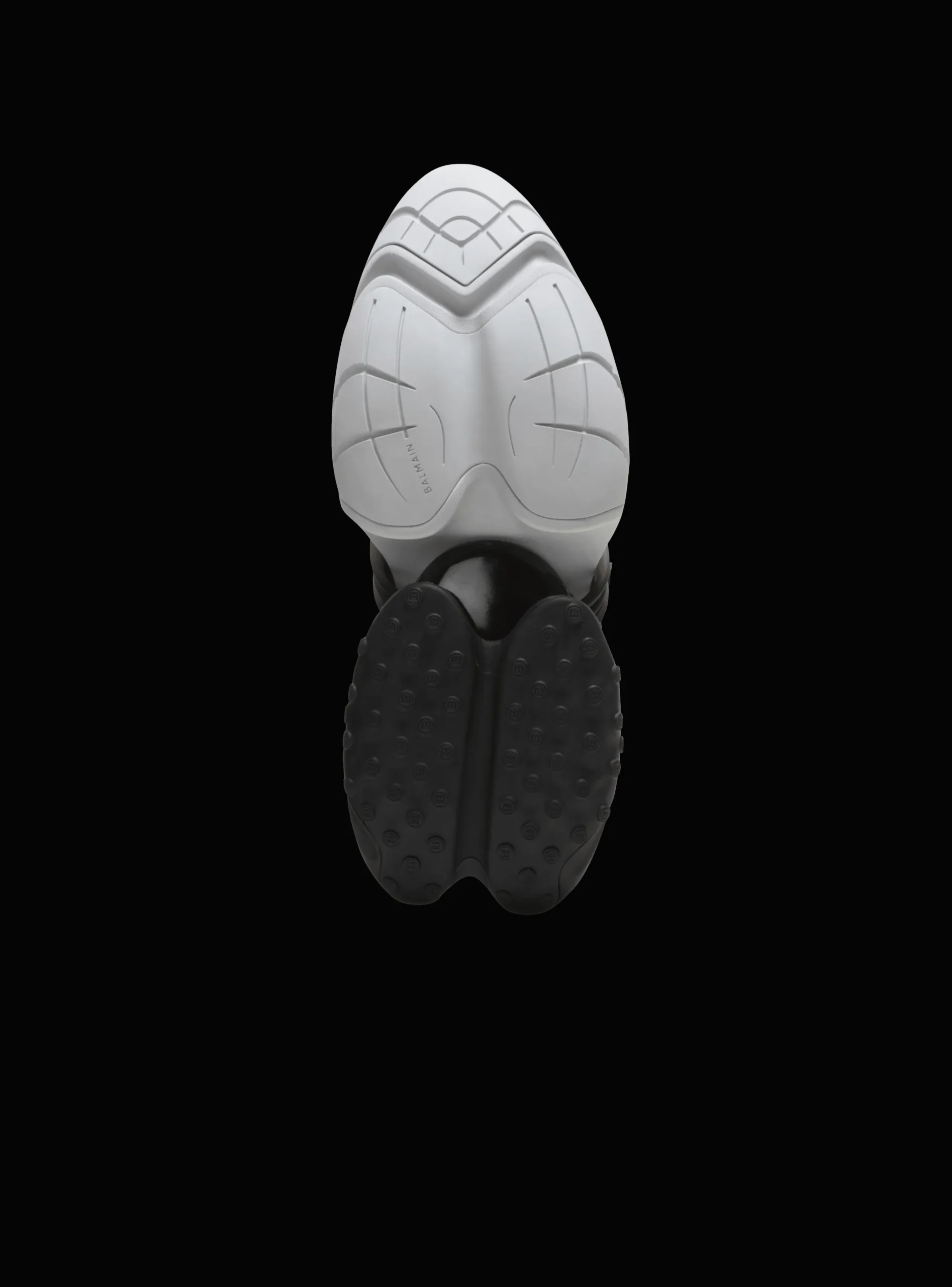 Balmain Fluorescent Unicorn Trainers In Neoprene And Leather