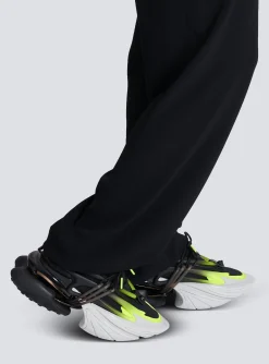 Balmain Fluorescent Unicorn Trainers In Neoprene And Leather