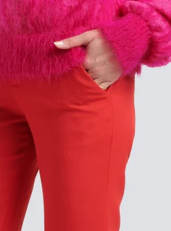 Women Balmain Grain De Poudre Trousers