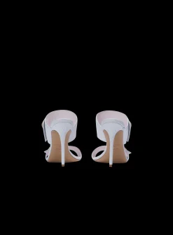 Women Balmain Heeled Eva Leather Mules