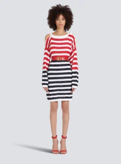 Women Balmain HIGH SUMMER CAPSULE - Leather B-Belt Belt
