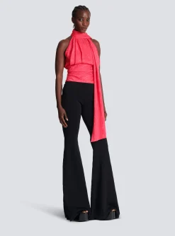 Women Balmain High-waisted Flared Trousers