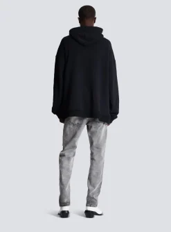 Balmain Hoodie With Embroidered Badges