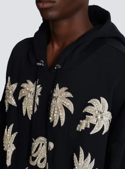 Balmain Hoodie With Embroidered Badges