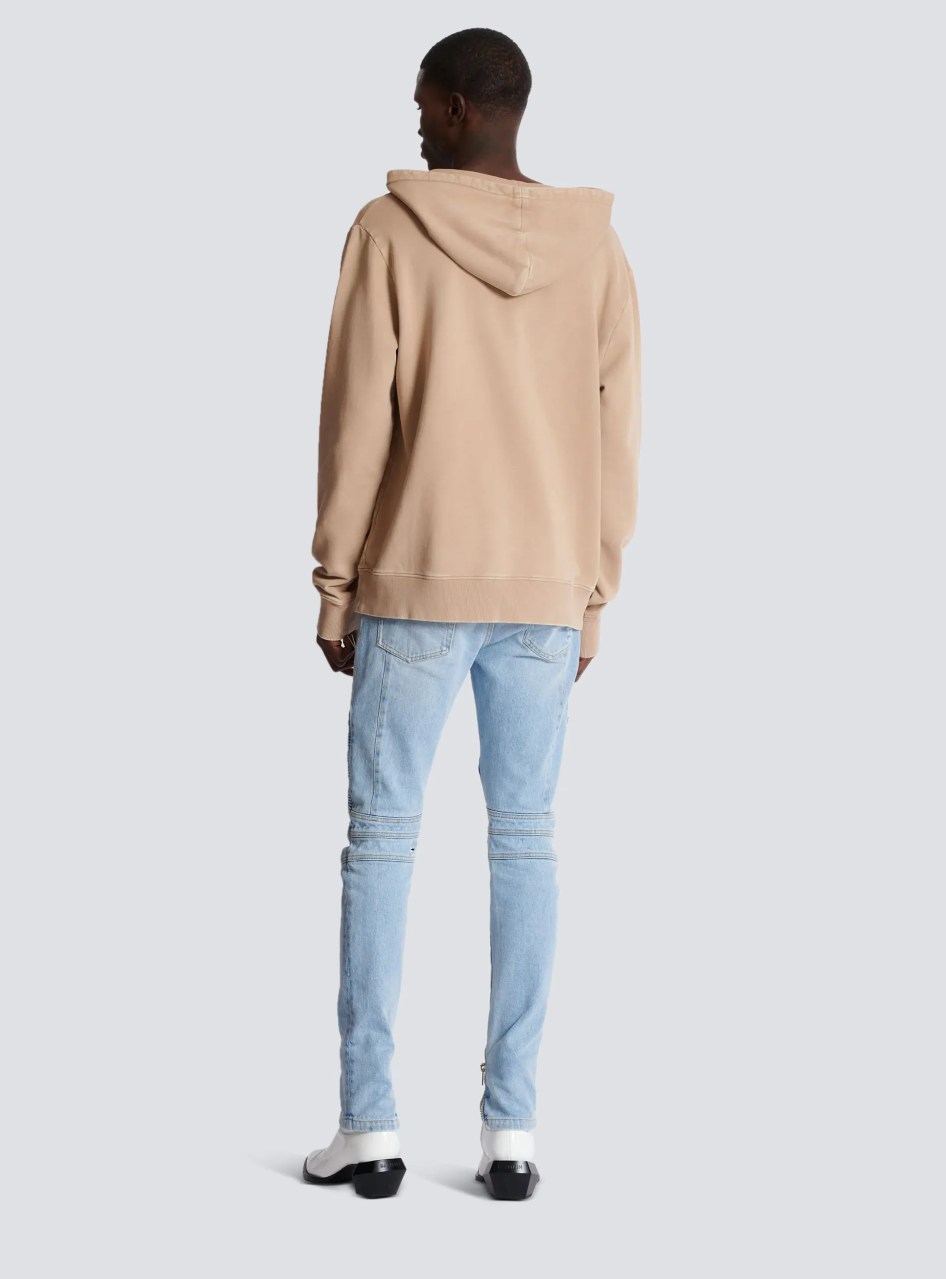 Balmain Hoodie With Vintage Embroidery