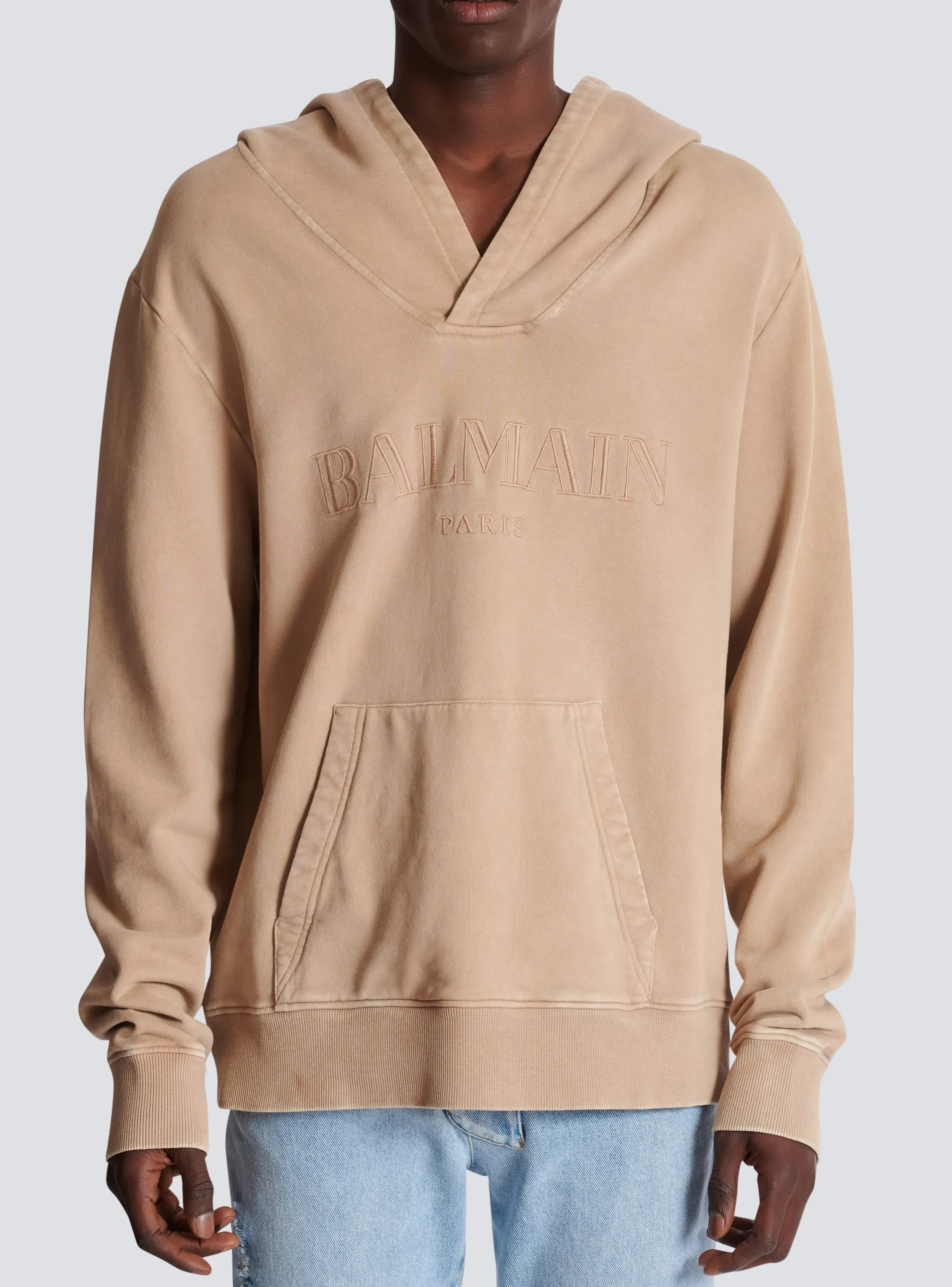 Balmain Hoodie With Vintage Embroidery