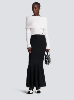 Women Balmain Jolie Madame Knit Skirt