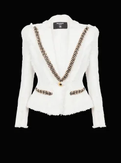 Women Balmain Jolie Madame Tweed Jacket