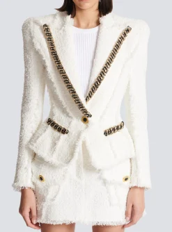 Women Balmain Jolie Madame Tweed Jacket